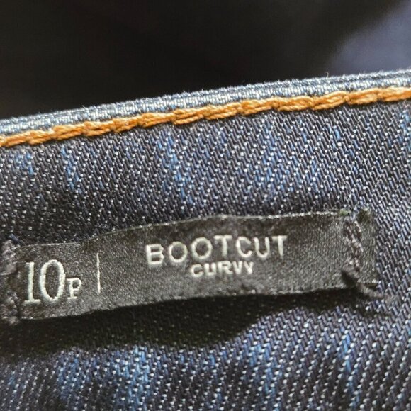 Talbots Flawless 5 Pocket Curvy Bootcut Jeans Size 10p - Picture 10 of 11